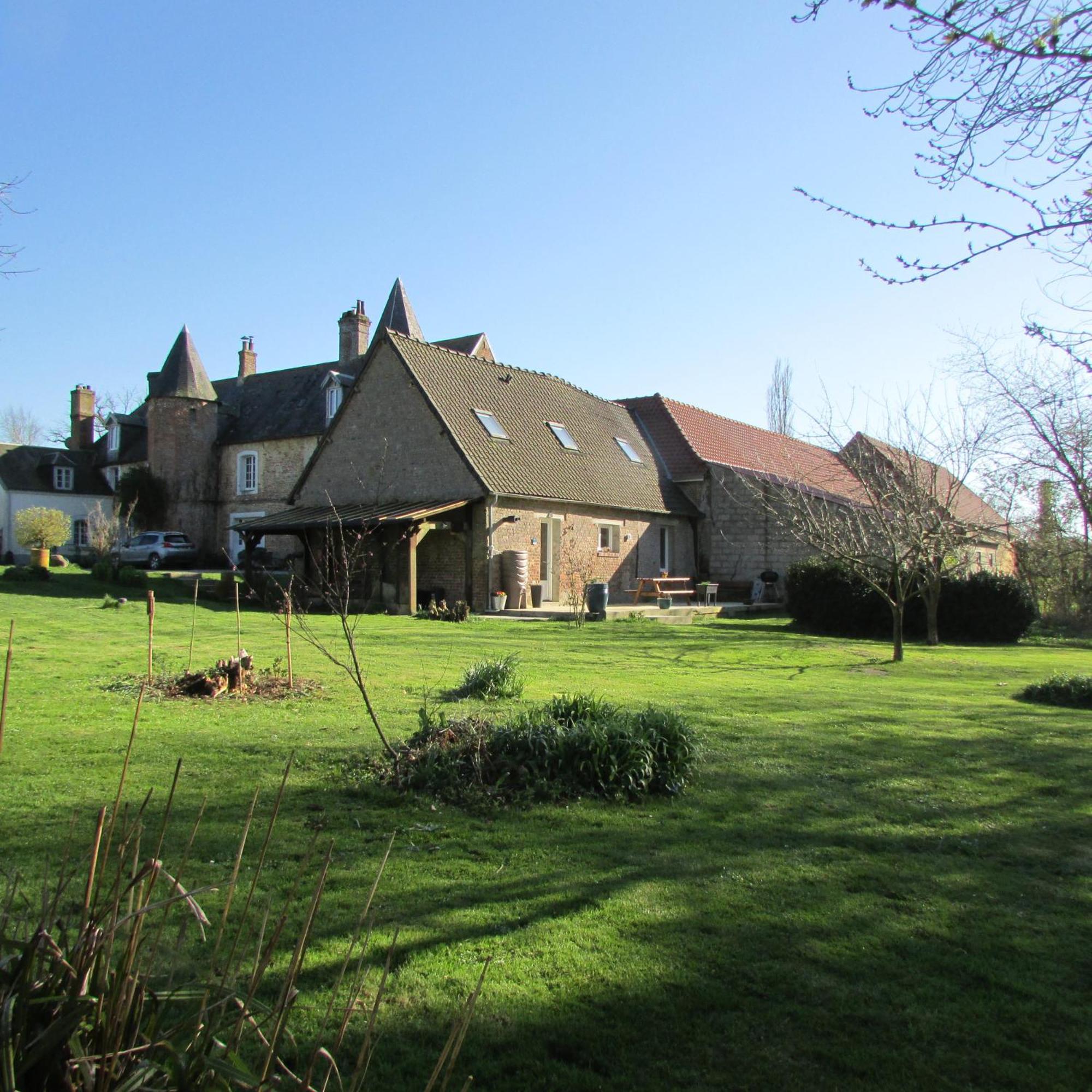 Gite Manoir Les Camps Greslins Questrecques エクステリア 写真